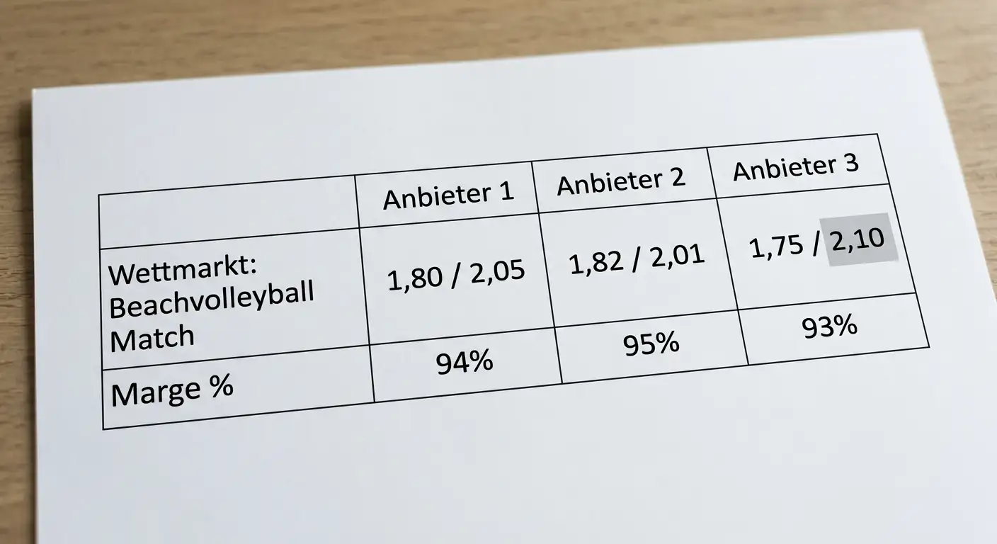 Quotenvergleich FIVB World Tour Beachvolleyball-Wetten zwischen deutschen GGL-lizenzierten Anbietern