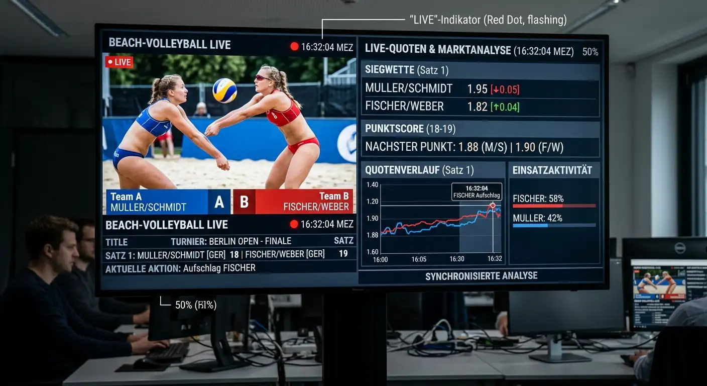Beachvolleyball Live-Wetten — warum In-Play-Wetten auf Beachvolleyball attraktiver sind als bei anderen Sportarten