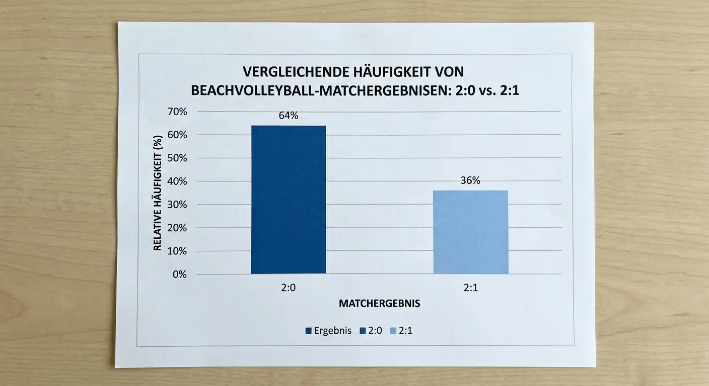 Best-of-3-Format beim Beachvolleyball und seine Auswirkung auf Satzwetten — statistische Verteilung von 2:0 und 2:1