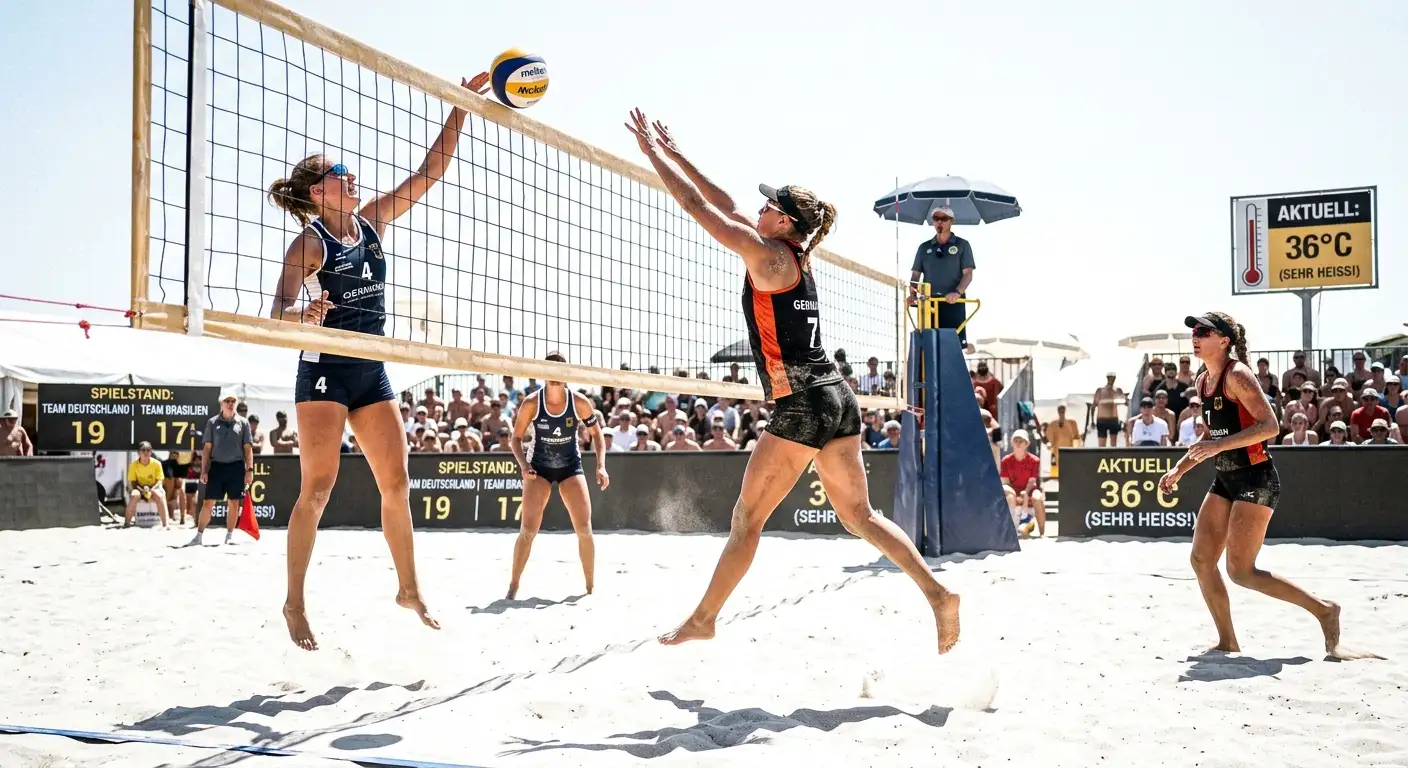 Sand- und Hitzeverhältnisse als Einflussfaktoren auf die Gesamtpunktzahl beim Beachvolleyball