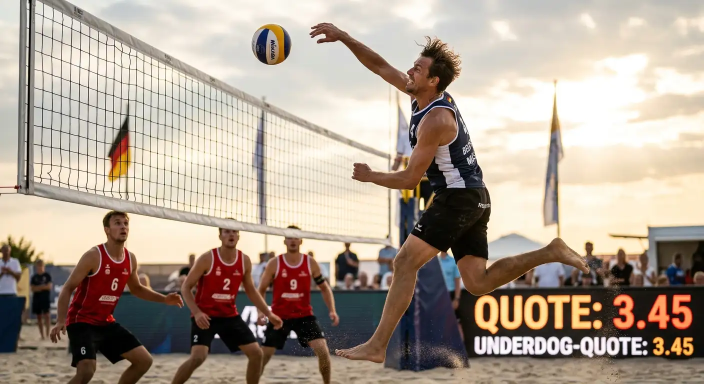 Außenseiter-Quoten beim Beachvolleyball im Vergleich zum Hallenvolleyball — Wert für informierte Sportwetter