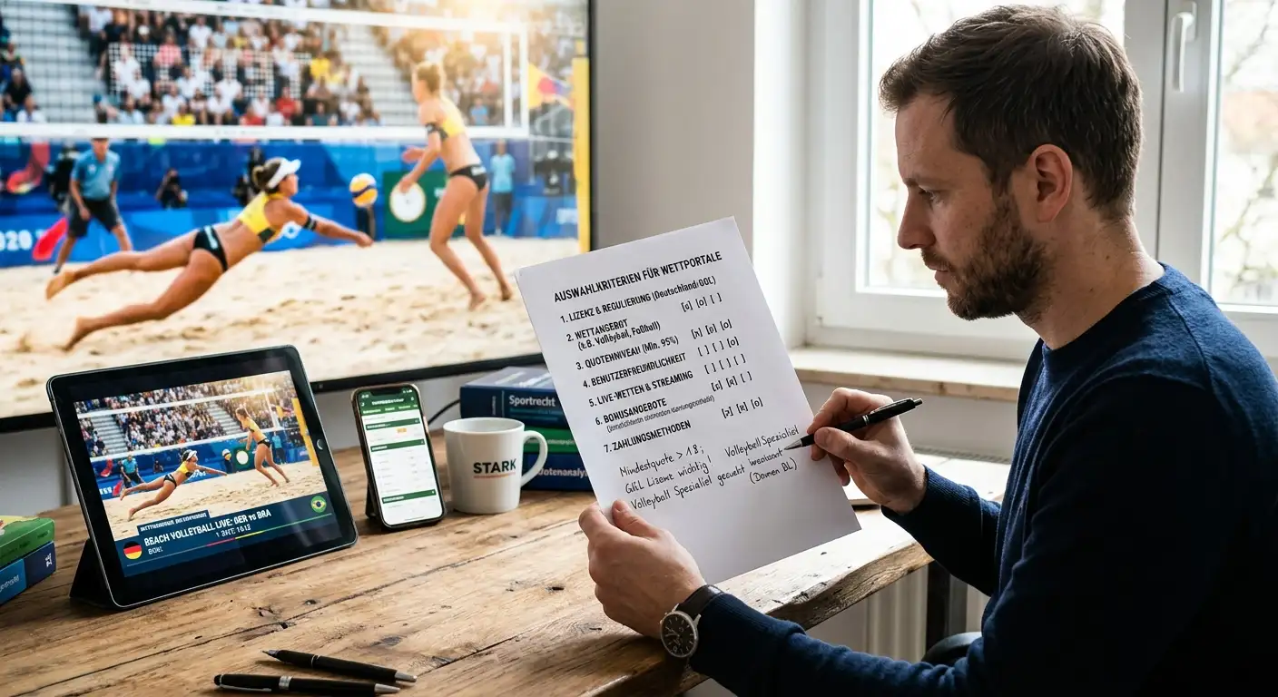 Kriterien zur Auswahl des besten Beachvolleyball-Wettanbieters — Quotenschlüssel und Markttiefe