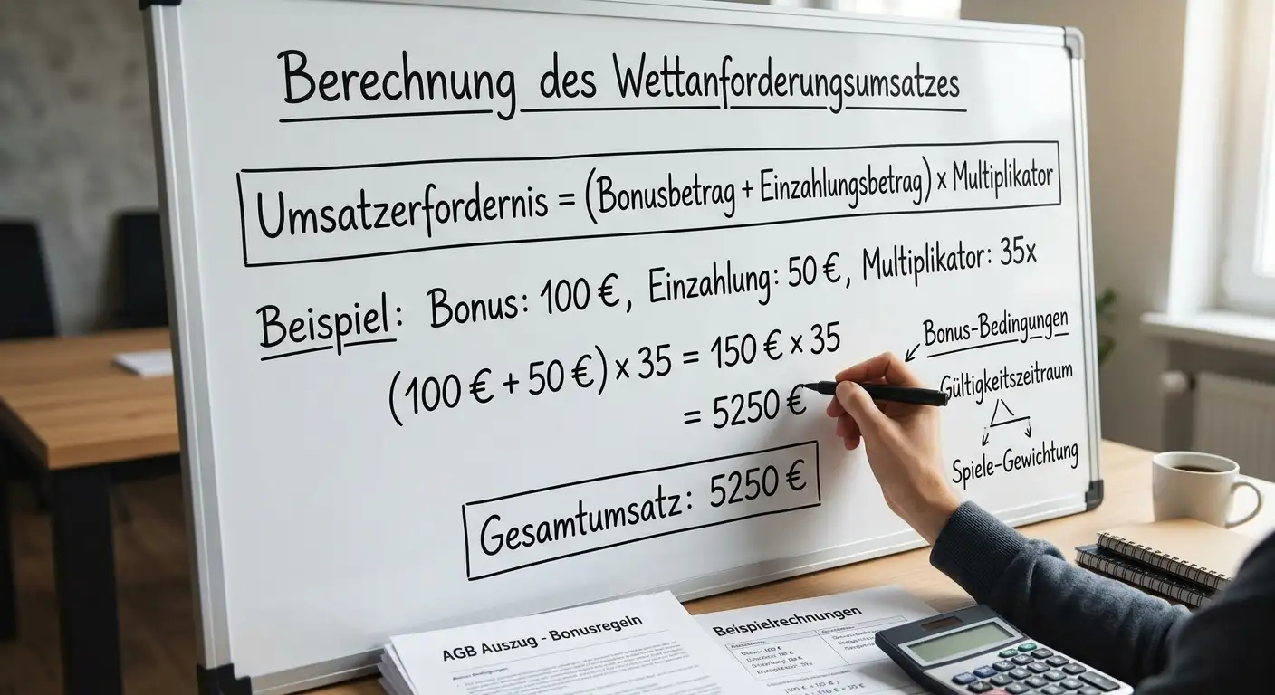 Sportwetten Umsatzbedingungen berechnen — Wagering Requirements bei Beachvolleyball-Boni erklärt