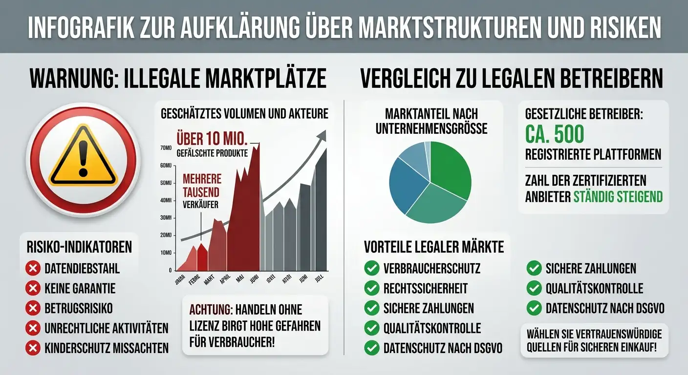 Illegaler Sportwettenmarkt Deutschland — 382 illegale Seiten vs. 34 legale Anbieter laut GGL 2025