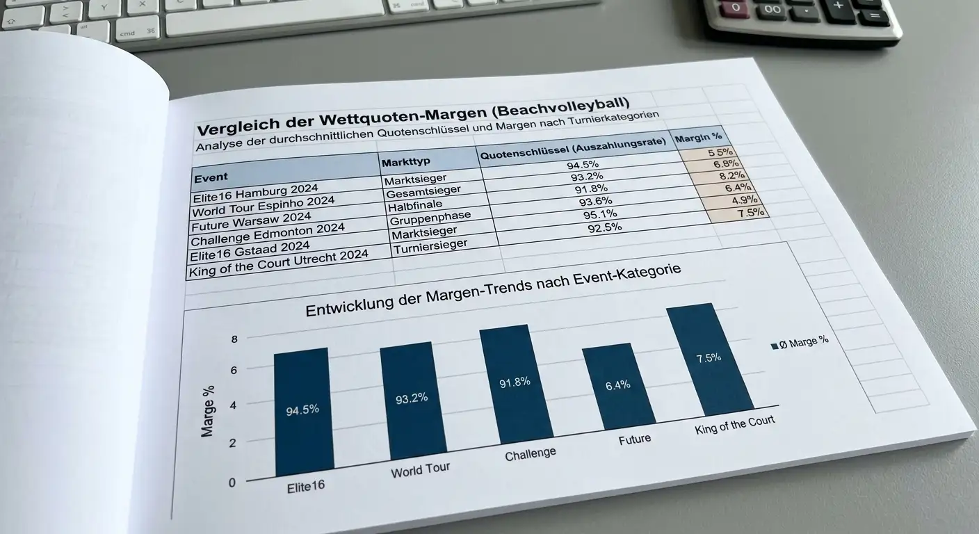 Quotenqualität bei Unibet für Beachvolleyball-Wetten im Vergleich mit dem deutschen Marktstandard