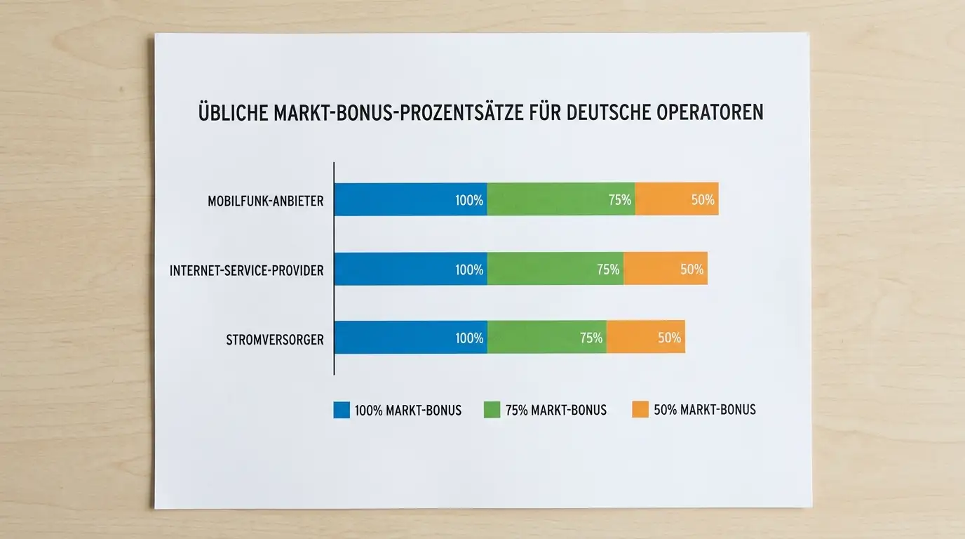 Übersicht des Neukundenbonus-Markts für Sportwetten in Deutschland — Standard 100 Prozent bis 100 Euro Einzahlungsbonus