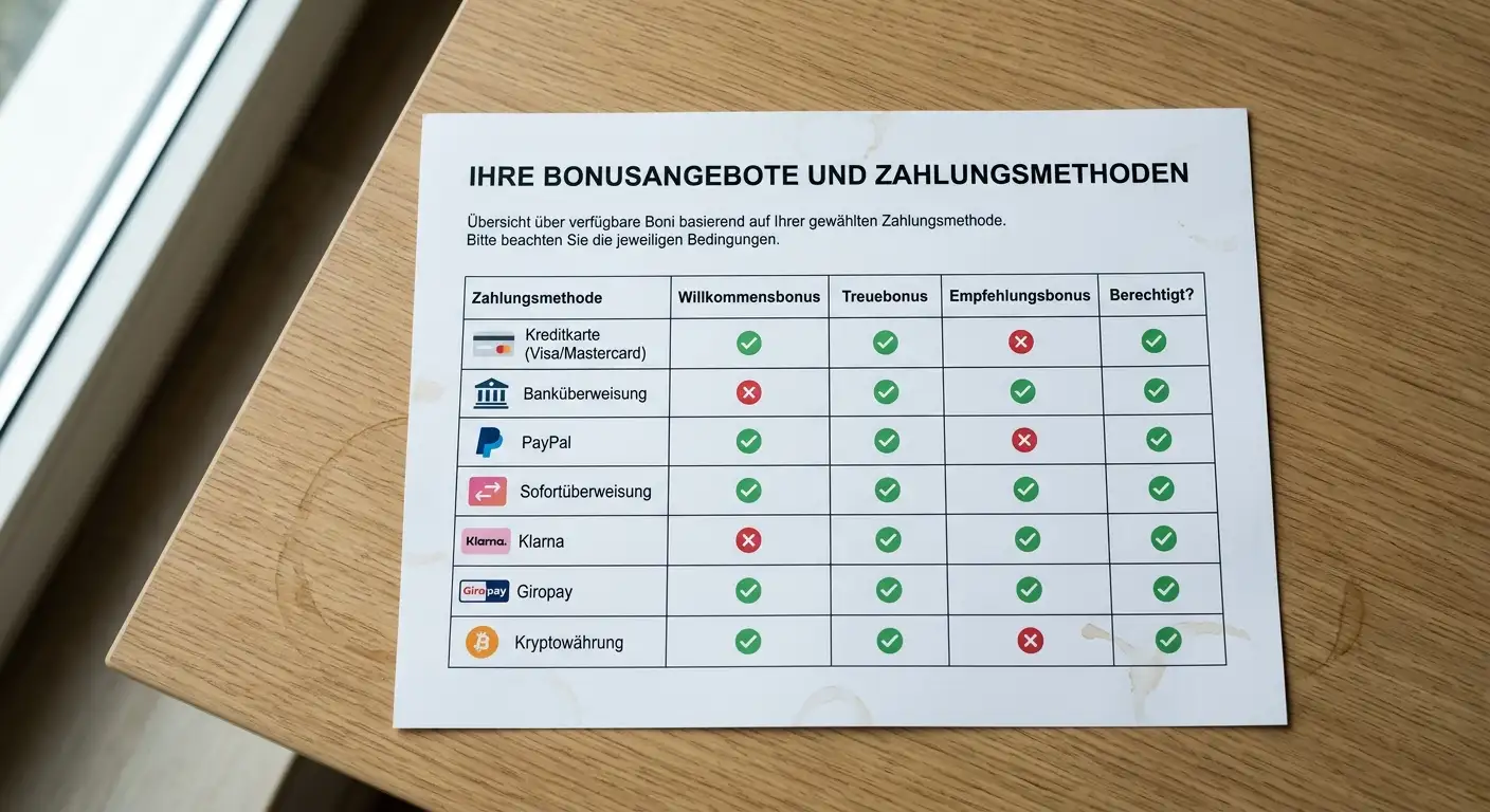 Bonusberechtigte Zahlungsmethoden bei deutschen Sportwettenanbietern Übersicht und Vergleich